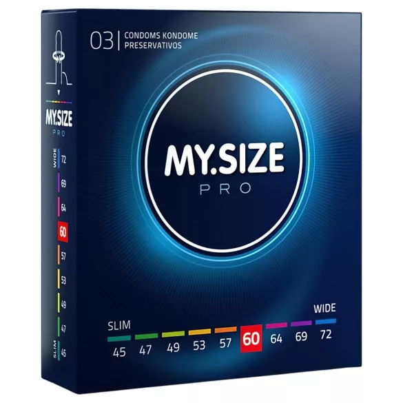 My.Size PRO - kondom i specialstorlek - 60 mm (3 st)
