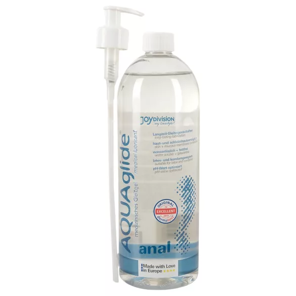 AQUAglide - vattenbaserat analt glidmedel - 1000ml
