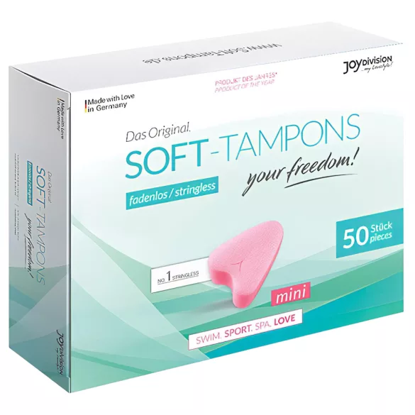 Joydivision Soft-Tampons mini - tampong utan tråd (50 st)