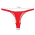 Panty Rose - stringtrosa dold i ros - röd S-L