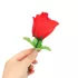 Panty Rose - stringtrosa dold i ros - röd S-L