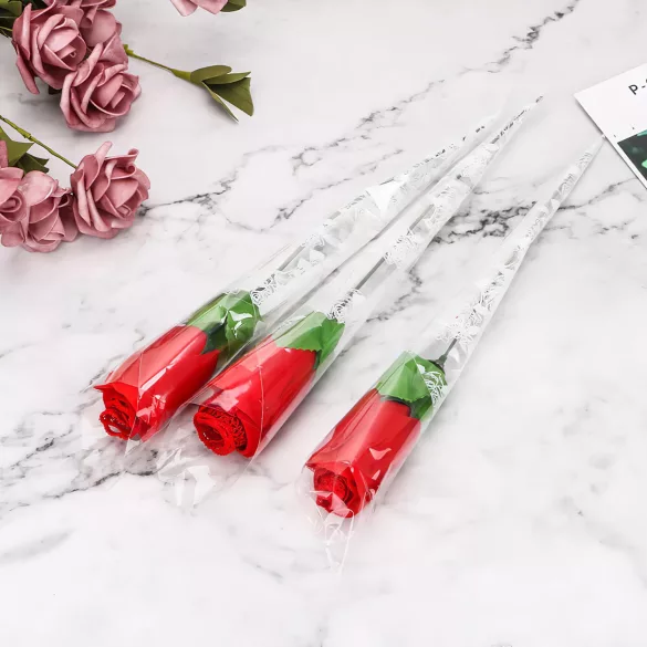 Panty Rose - stringtrosa dold i ros - röd S-L