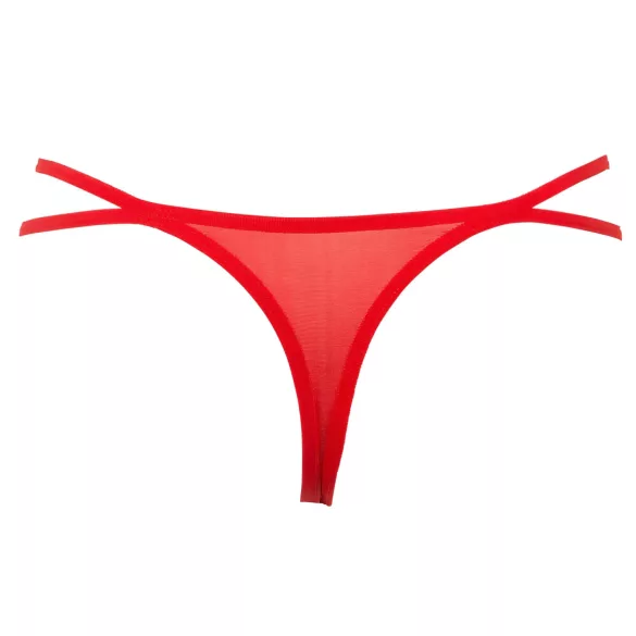 Panty Rose - stringtrosa dold i ros - röd S-L