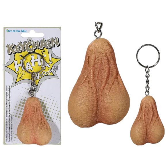 Naturlig nöt nyckelring