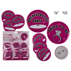 Bröllopsfest Pins (Rosa)