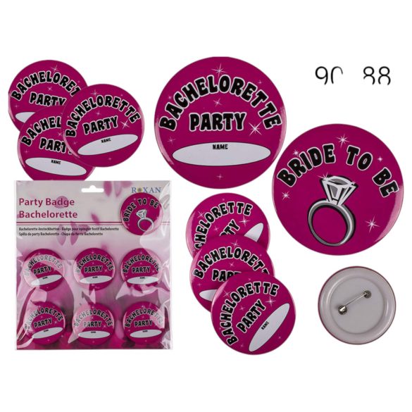 Bröllopsfest Pins (Rosa)