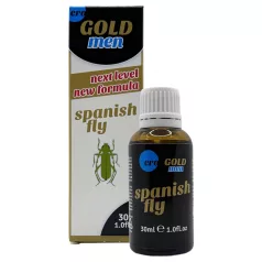   HOT ero Gold Men Spanish Fly - lusthöjande droppar för män (30 ml)
