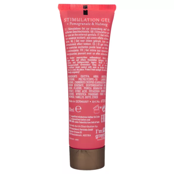 HOT Shiatsu - stimulerande kräm för kvinnor - granatäpple 30ml