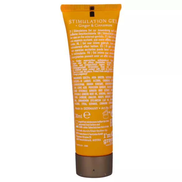 HOT Shiatsu - stimulerande kräm för kvinnor - ingefära och kanel - 30ml