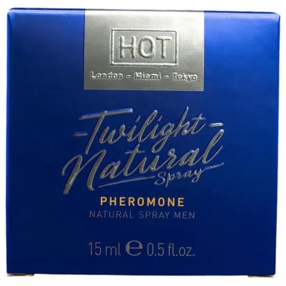 HOT Twilight Natural - feromonparfym för män - doftfri - 15ml