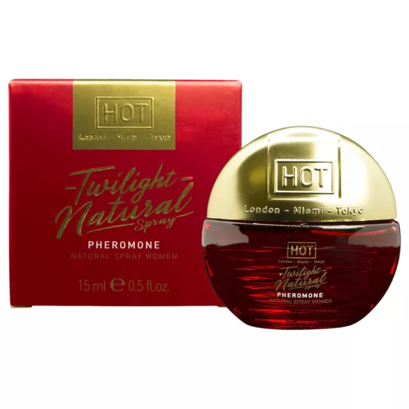HOT Twilight Natural - feromonparfym för kvinnor - doftfri - 15ml