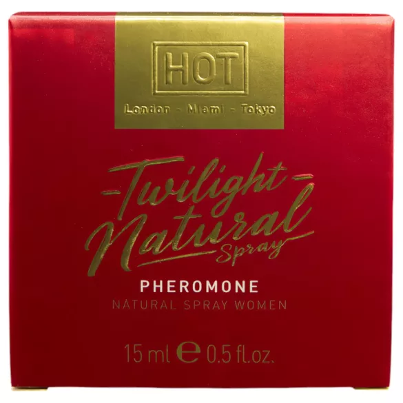 HOT Twilight Natural - feromonparfym för kvinnor - doftfri - 15ml