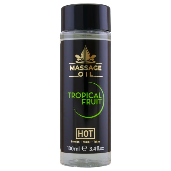 HOT - massageolja - tropisk frukt - 100ml