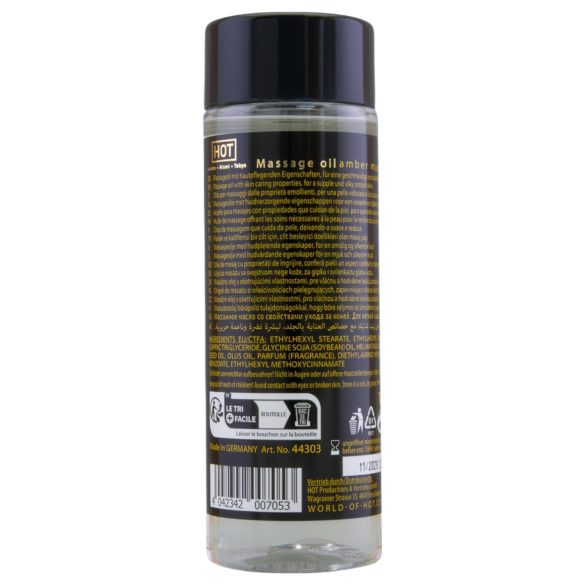HOT - massageolja - bärnsten mysk - 100 ml