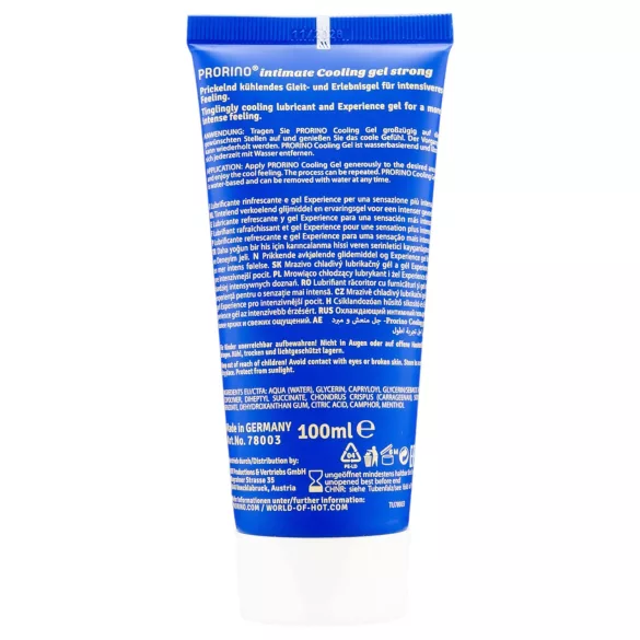 HOT Prorino - intimkräm för män - stark kylande effekt - 100ml