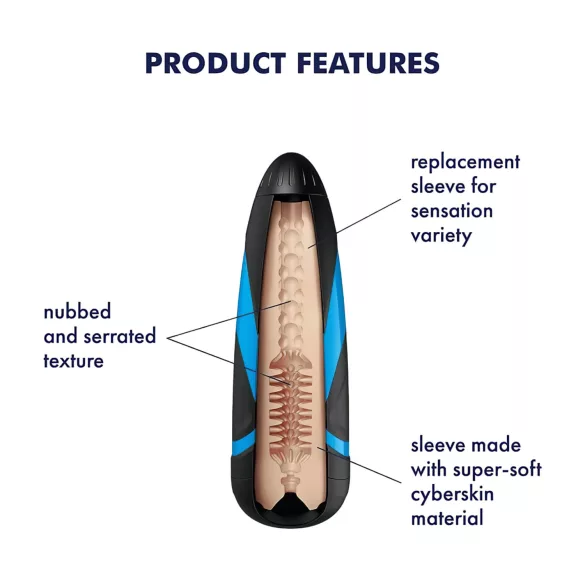 Satisfyer Sleeve Tornado Bliss - onanihylsa