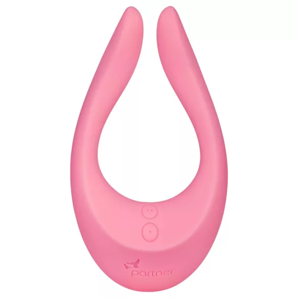 Satisfyer Endless Joy - parvibrator med batteri - rosa
