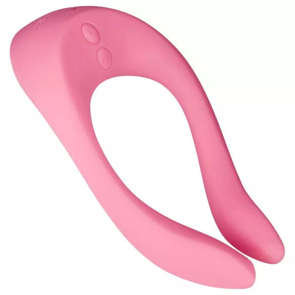 Satisfyer Endless Joy - parvibrator med batteri - rosa