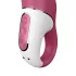 Satisfyer Petting Hippo - uppladdningsbar vattentät vibrator - rosa