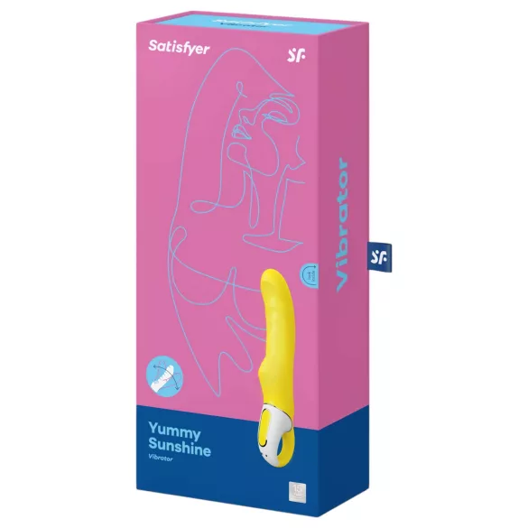 Satisfyer - G-punkt vibrator - vattentät - gul