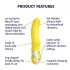 Satisfyer - G-punkt vibrator - vattentät - gul