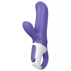   Satisfyer Magic Bunny - rabbit vibrator med klitorisarm - vattentät - blå