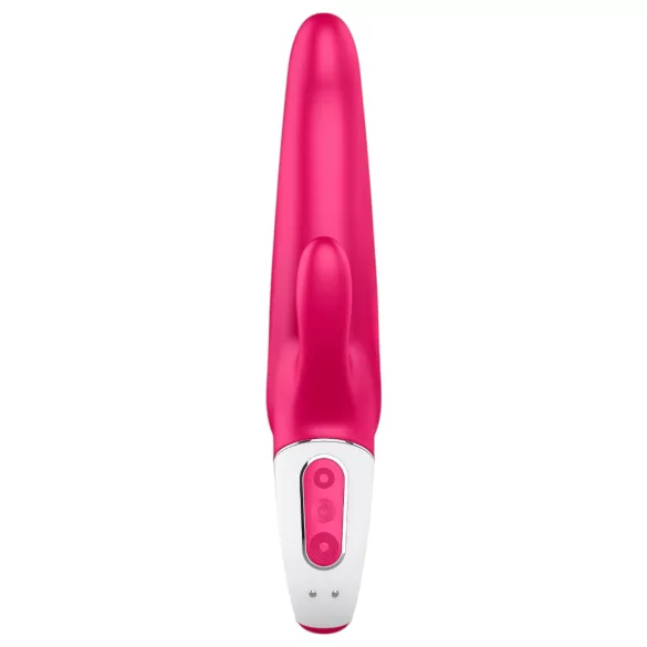 Satisfyer Mr. Rabbit - rabbitvibrator med klitorisstimulator - vattentät - rosa