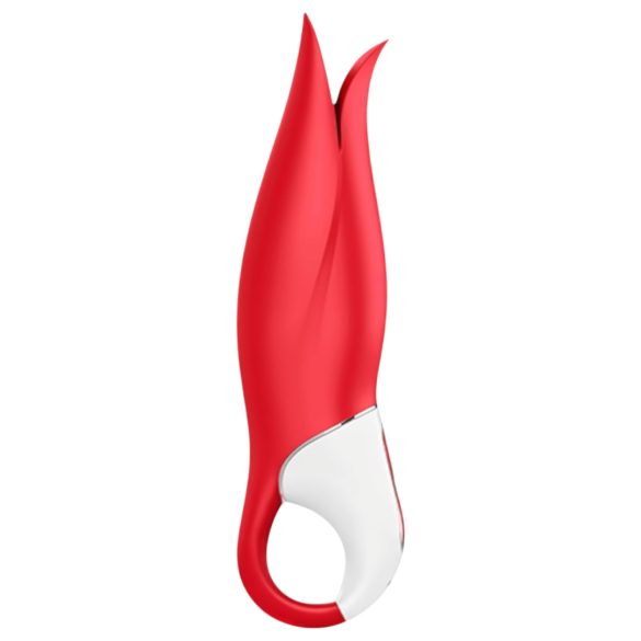 Satisfyer Power Flower - uppladdningsbar, vattentät vibrator (röd)