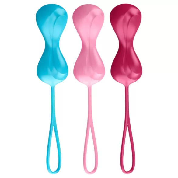 Satisfyer Power Balls - geishakulor set med rörliga kulor - 3-pack