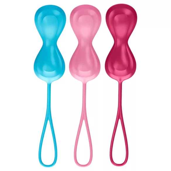 Satisfyer Power Balls - geishakulor set med rörliga kulor - 3-pack