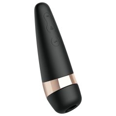   Satisfyer Pro 3+ - klitorisstimulator vibrator - vattentät uppladdningsbar svart