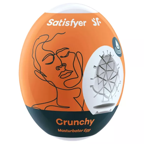 Satisfyer - äggmasturbator - Crunchy - engångs sexleksak