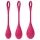 Satisfyer - geishakulor set - 3 delar - röd