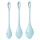 Satisfyer - geishakulor set - 3 delar - blå