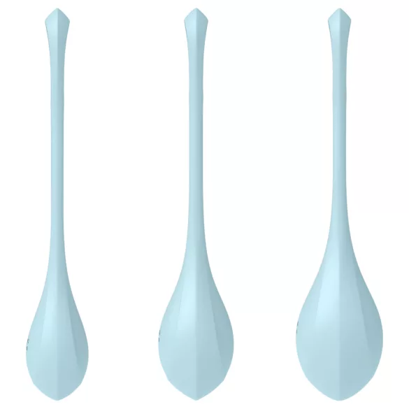 Satisfyer - geishakulor set - 3 delar - blå