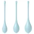 Satisfyer - geishakulor set - 3 delar - blå