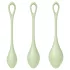Satisfyer - Geishakulor set - 3 delar - grön