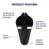 Satisfyer Sweet Treat - uppladdningsbar, roterande klitorisstimulator (svart)
