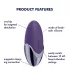 Satisfyer Purple Pleasure - uppladdningsbar klitorisstimulator (lila)