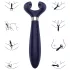 Satisfyer Endless Fun - parvibrator - uppladdningsbar vattentät - blå