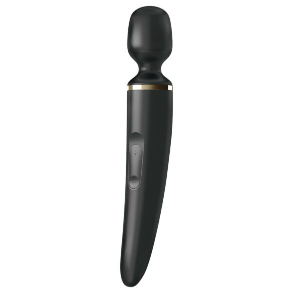 Satisfyer Wand-er Woman - massagevibrator - vattentät - svart