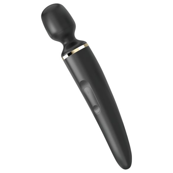 Satisfyer Wand-er Woman - massagevibrator - vattentät - svart