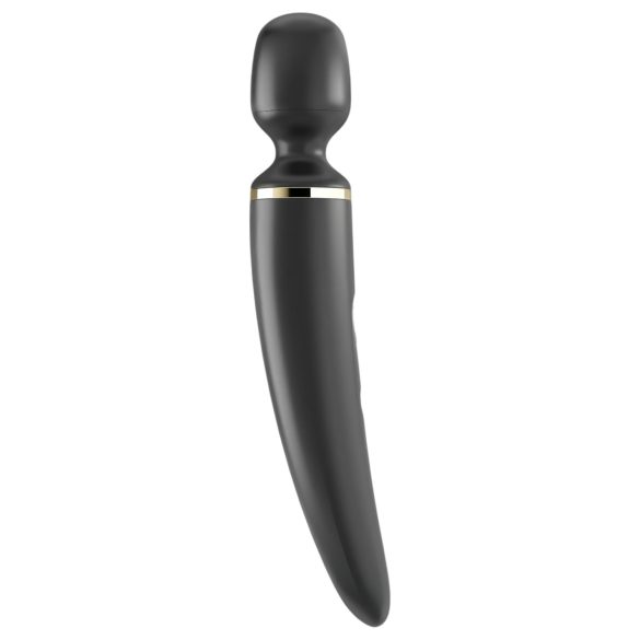 Satisfyer Wand-er Woman - massagevibrator - vattentät - svart