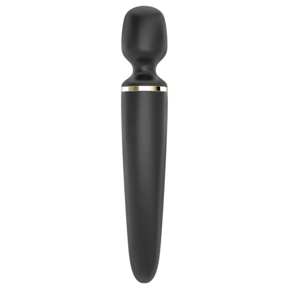 Satisfyer Wand-er Woman - massagevibrator - vattentät - svart