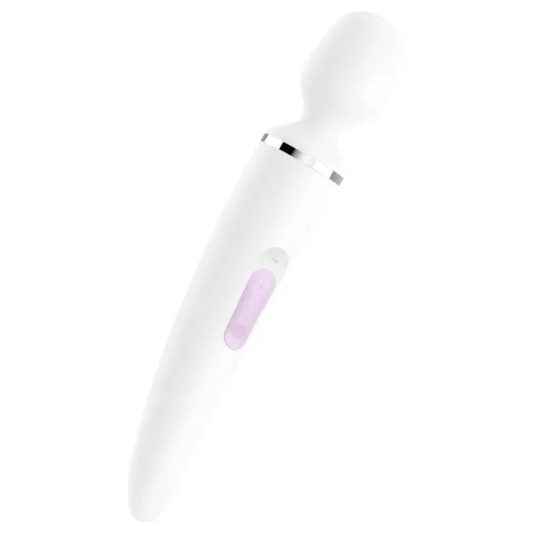 Satisfyer Wand-er Woman - vattentålig massagevibrator (vit)