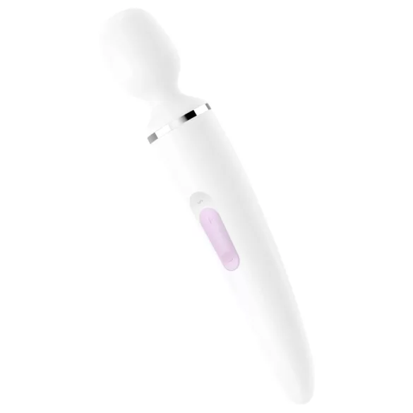 Satisfyer Wand-er Woman - vattentålig massagevibrator (vit)