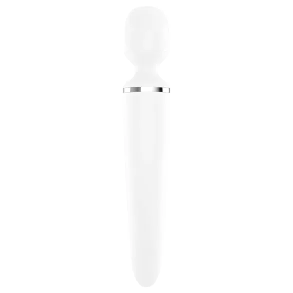 Satisfyer Wand-er Woman - vattentålig massagevibrator (vit)