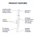 Satisfyer Wand-er Woman - vattentålig massagevibrator (vit)