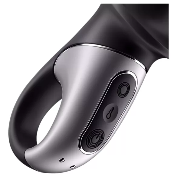 Satisfyer Hot Passion - App-styrd värmande analvibrator (svart)