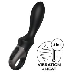   Satisfyer Heat Climax - analvibrator med värmefunktion - svart